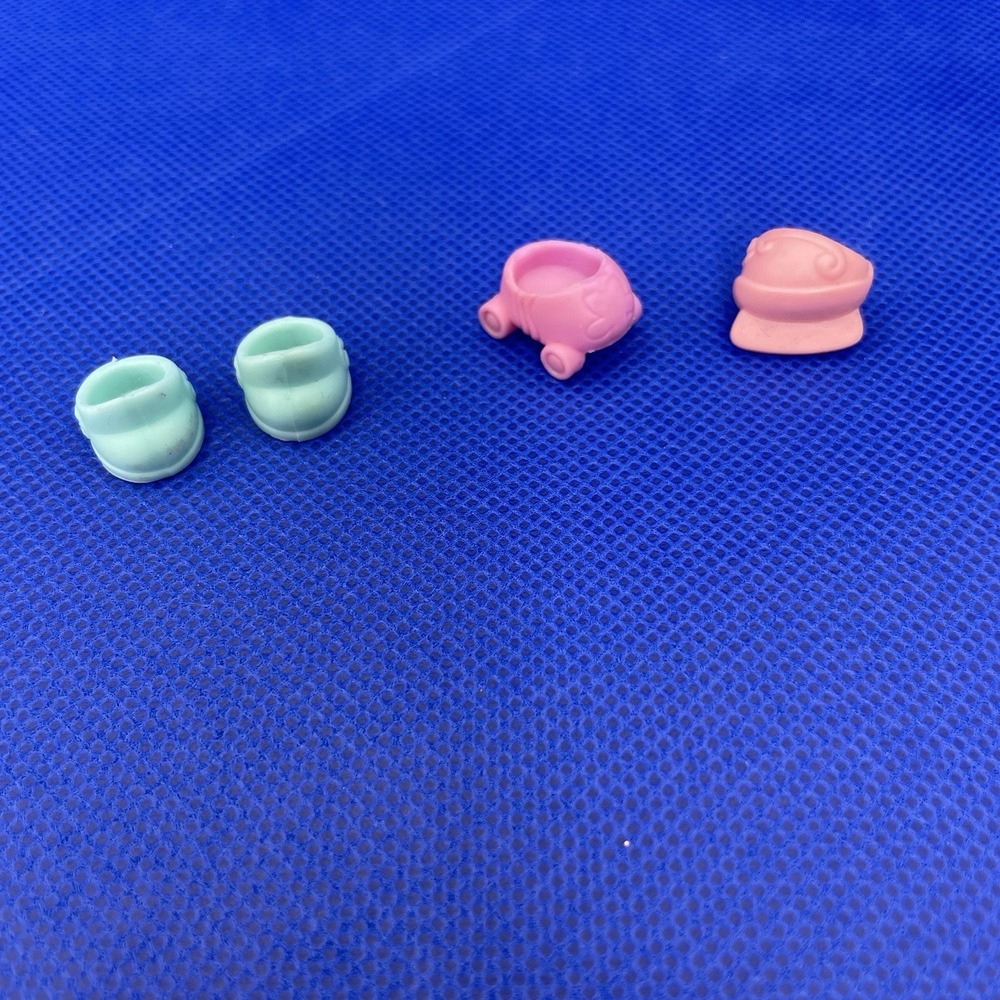 Littlest Pet Shop LPS Shoe/Boot,Skate, Ice Skate Single Shoes Lot Of 4 Accessory